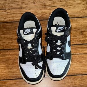 Nike Black and White Low-Top Sneakers